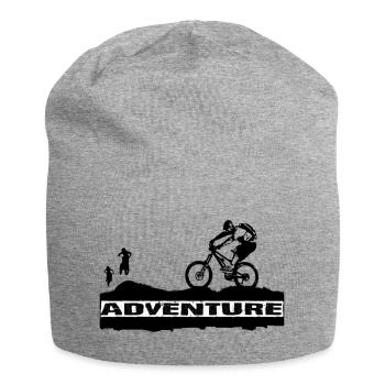 Adventure - Jersey Beanie - heather grey - Front