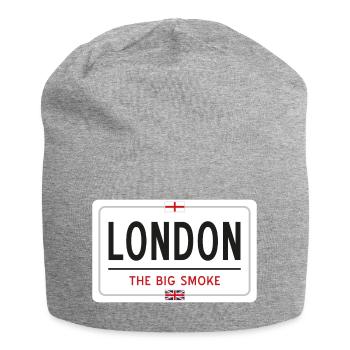 Panneau de nom de lieu de Londres - Bonnet en jersey - gris chiné - Devant