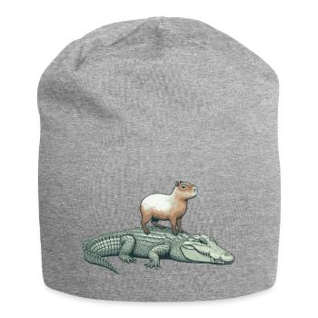 Capy & Croc Dreamteam - Jersey-Beanie - Grau meliert - Vorne