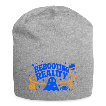 REBOOTING REALITY - Jersey Beanie - heather grey - Front