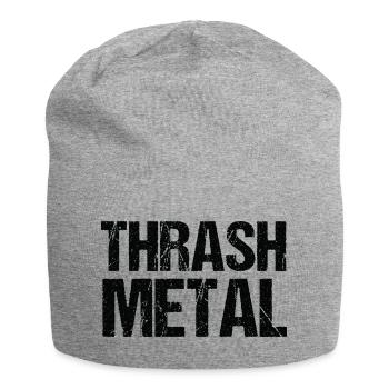 Thrash Metal Bold Typografie - Jersey-Beanie - Grau meliert - Vorne