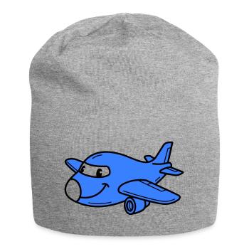 Airplane Kids - Bonnet en jersey - gris chiné - Devant