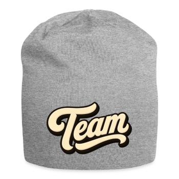 Team - Jersey-Beanie - Grau meliert - Vorne