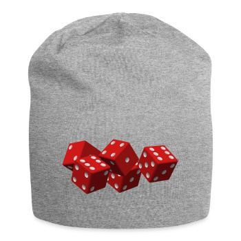 cubes - Bonnet en jersey - gris chiné - Devant
