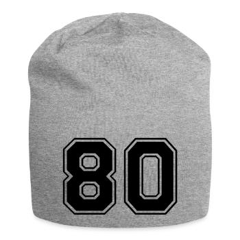 80 - Jersey Beanie - heather grey - Front