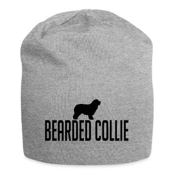 BEARDED COLLIE Hunderasse - Jersey-Beanie - Grau meliert - Vorne