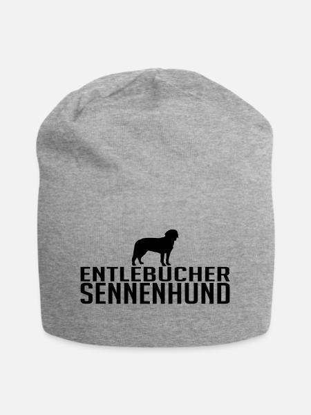 ENTLEBUCHER SENNENHUND Hunderasse - Jersey-Beanie - Grau meliert