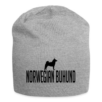 race NORWEGIAN Buhund - Bonnet en jersey - gris chiné - Devant