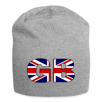 Great Britain Flag - Jersey-Beanie - Grau meliert - Vorne