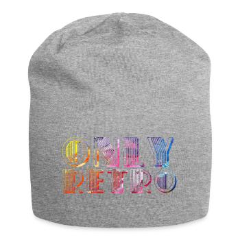 Only retro - Jersey Beanie - heather grey - Front