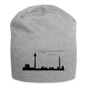 Dusseldorf - Jersey Beanie - heather grey - Front