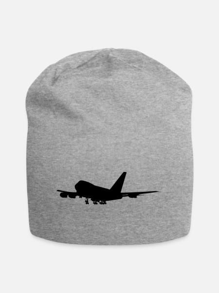 747 JUMBO JET. - Jersey-Beanie - Grau meliert