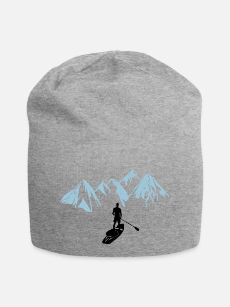 Stand Up Paddle - Berge & Touring Abenteuer SUP - Jersey-Beanie - Grau meliert