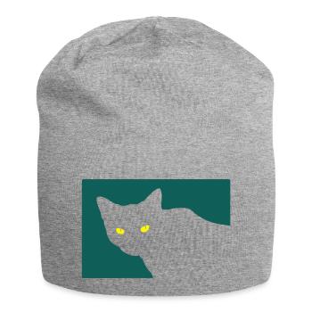 Spy Cat - Jersey Beanie - heather grey - Front