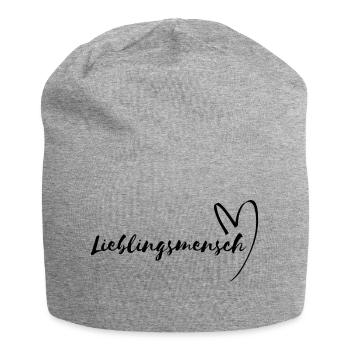 Favorite person Friendship Love - Jersey Beanie - heather grey - Front