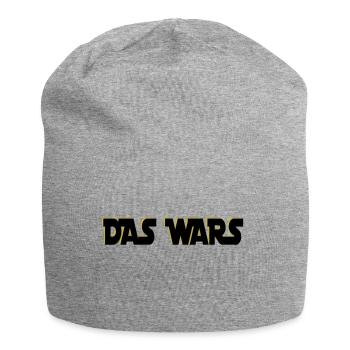 Das wars - Jersey-Beanie - Grau meliert - Vorne