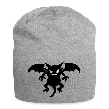 Teufel - Jersey-Beanie - Grau meliert - Vorne