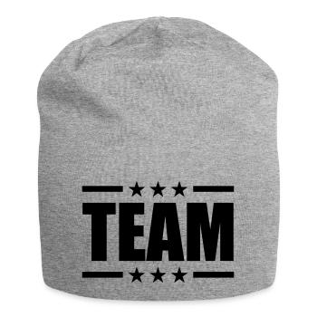 Team - Bonnet en jersey - gris chiné - Devant