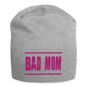 Mauvaise maman - Bonnet en jersey - gris chiné - Devant