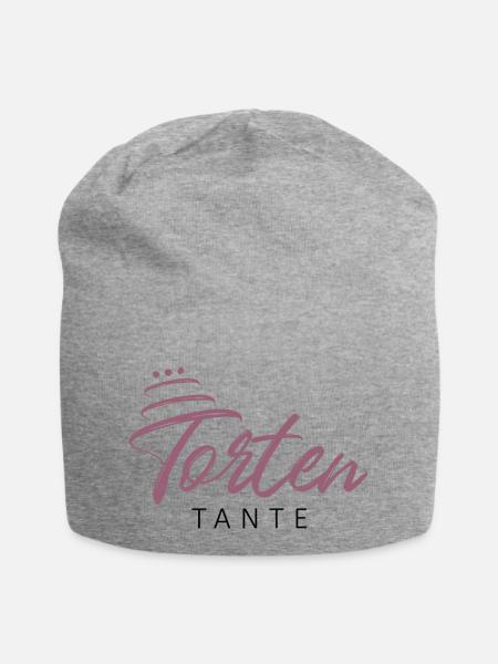 Torten Tante - Jersey-Beanie - Grau meliert