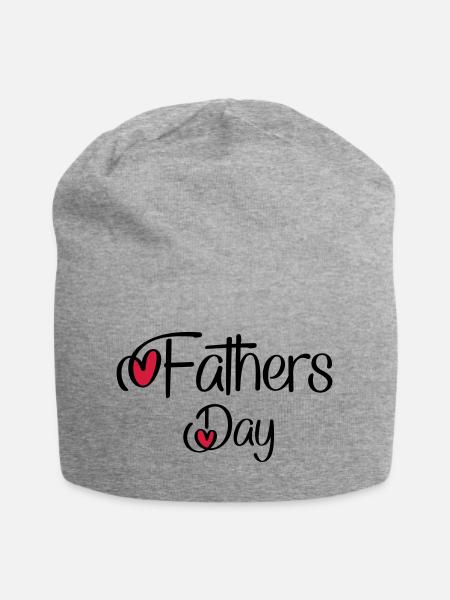 Fête des pères - Bonnet en jersey - gris chiné