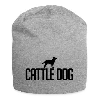 CATTLE DOG Hunderasse Hunde Hund Wilsigns - Jersey-Beanie - Grau meliert - Vorne