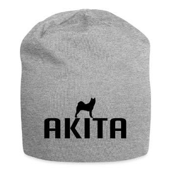 AKITA Race chien chien Wilsigns - Bonnet en jersey - gris chiné - Devant
