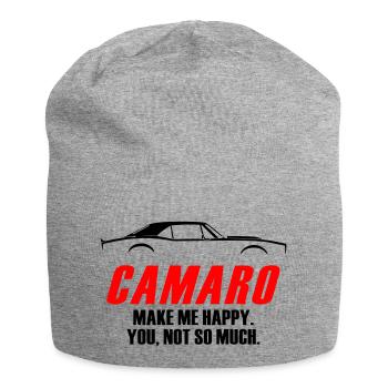 CAMARO ME RENDS HEUREUX, TU N’AS PAS TELLEMENT - Bonnet en jersey - gris chiné - Devant