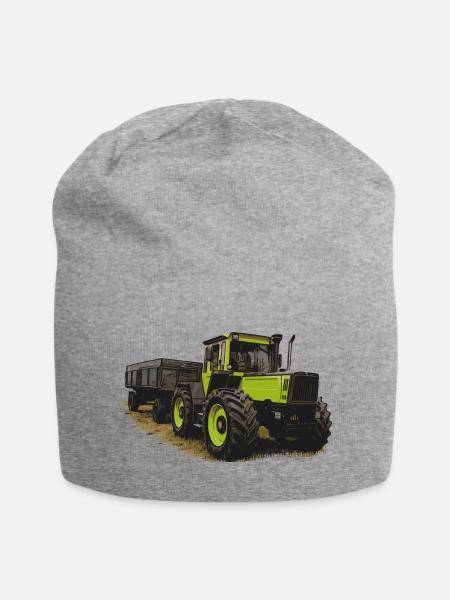 MB trac 1600 turbo with trailer - Jersey Beanie - heather grey