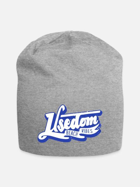 insel usedom shirt - Jersey-Beanie - Grau meliert