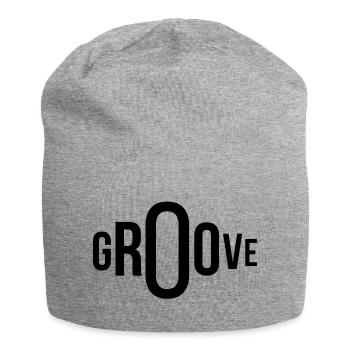 groove, groover, get into the groove - Jersey Beanie - heather grey - Front