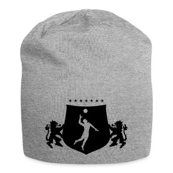 Handball crest - Jersey Beanie - heather grey - Front