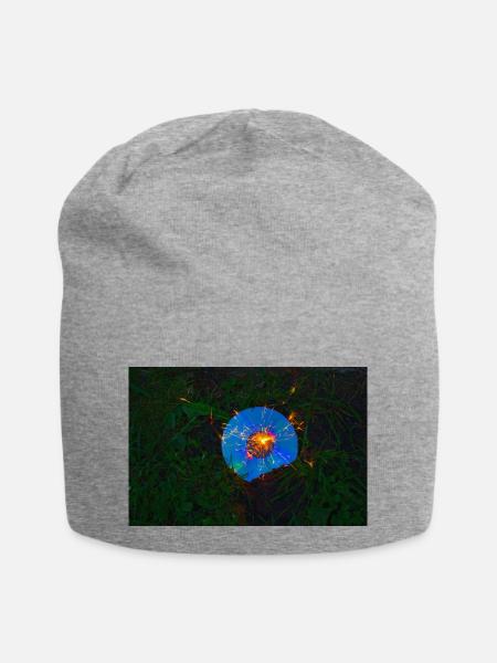 Leuchti CD - Jersey-Beanie - Grau meliert