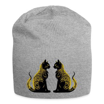 cats - Jersey-Beanie - Grau meliert - Vorne