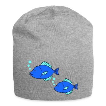 Pisces Comic - Jersey Beanie - heather grey - Front