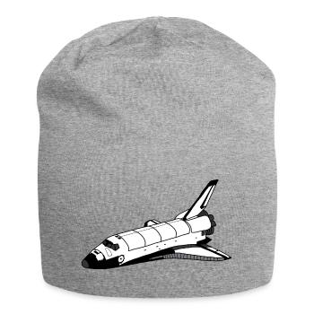 Navette spatiale - Bonnet en jersey - gris chiné - Devant