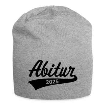 Abitur 2025 (Abiturient / Abi / Hochschulreife B) - Jersey-Beanie - Grau meliert - Vorne