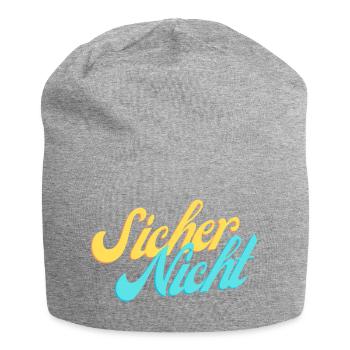 Certainement pas. - Bonnet en jersey - gris chiné - Devant