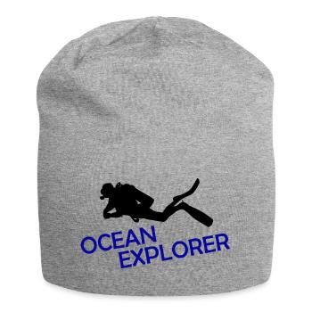 OCEAN EXPLORER - Jersey-Beanie - Grau meliert - Vorne