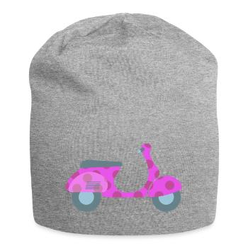 Roller Dots Dots Spring Italie Joie de vivre - Bonnet en jersey - gris chiné - Devant