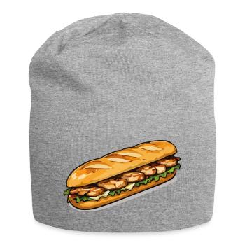 Grilled Chicken Sub Art - Jersey Beanie - heather grey - Front