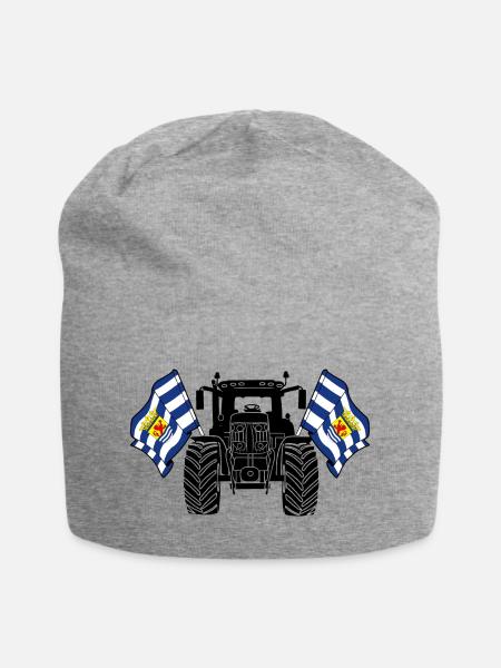 Zeeland_Tractor_Pride - Jersey-Beanie - Grau meliert