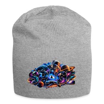 Space Adventure Astronaut Cosmos - Jersey Beanie - heather grey - Front
