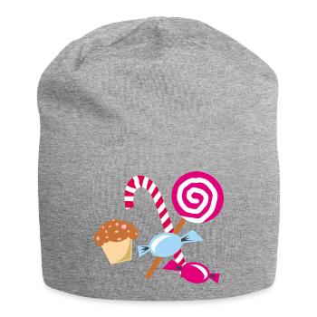 Candy - Jersey Beanie - heather grey - Front