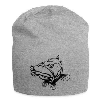 Zander - Jersey-Beanie - Grau meliert - Vorne