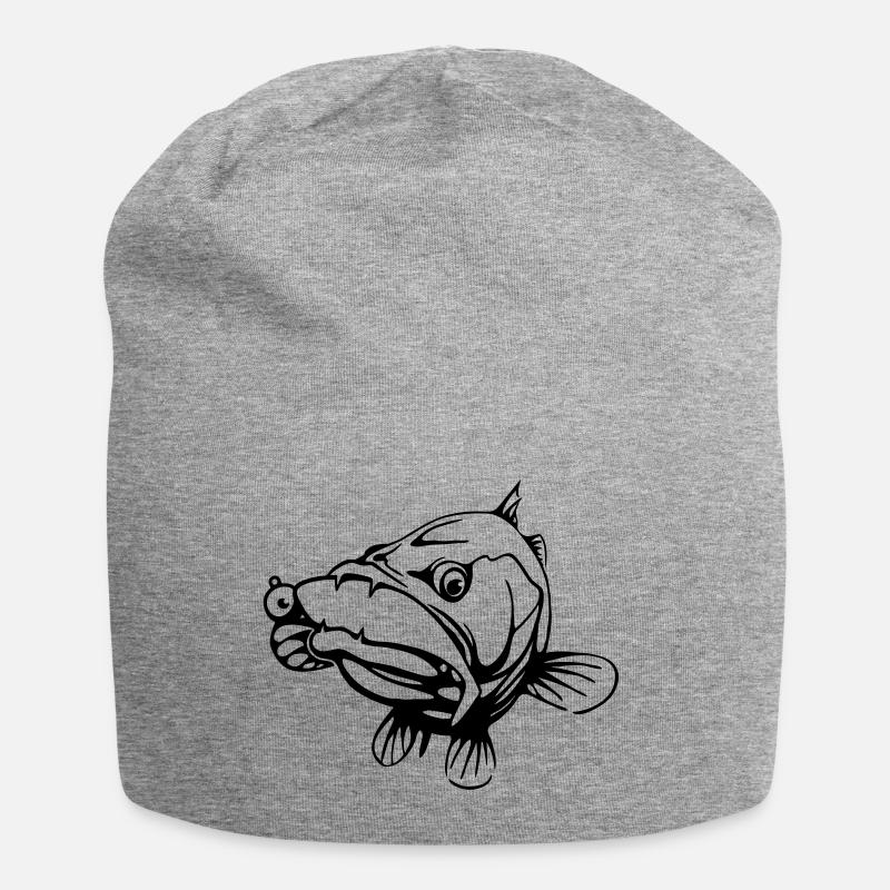 pike-perch - Jersey Beanie - heather grey