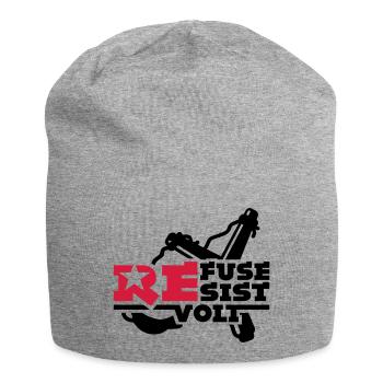 rebel - Jersey Beanie - heather grey - Front