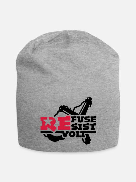 révolté - Bonnet en jersey - gris chiné