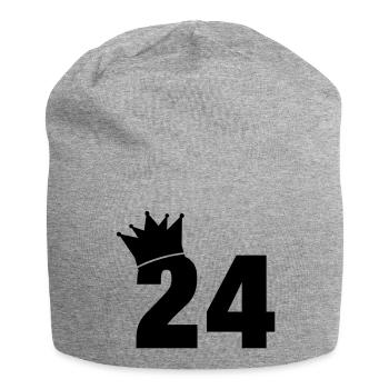 24_krone_f1 - Jersey-Beanie - Grau meliert - Vorne