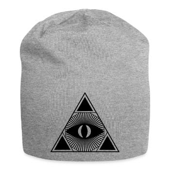 Eye - Jersey Beanie - heather grey - Front